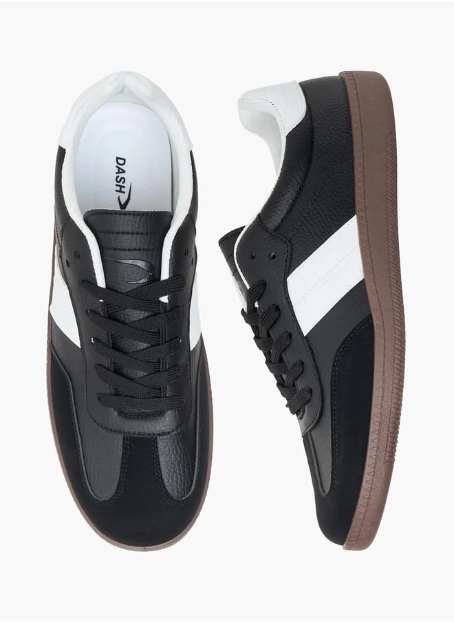 Dash Panelled Lace-Up Sports Shoes