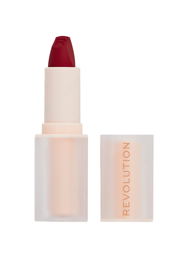 REVOLUTION - Makeup Revolution Lip Allure Soft Satin Lipstick CEO Brick Red - Image 1