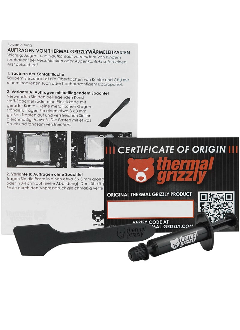 Thermal Grizzly - Thermal Grizzly Kryonaut Thermal Paste, 1g - Image 1