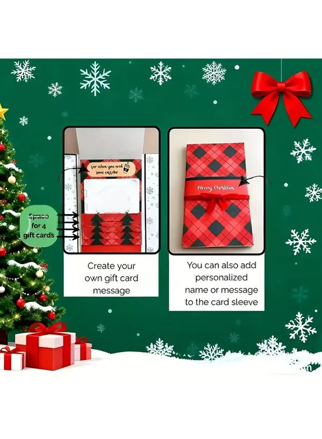 Handmade Waterfall Christmas Gift Card Album With 2pcs Surprise Cards And Envelopes For Holiday Gifts - Image 5