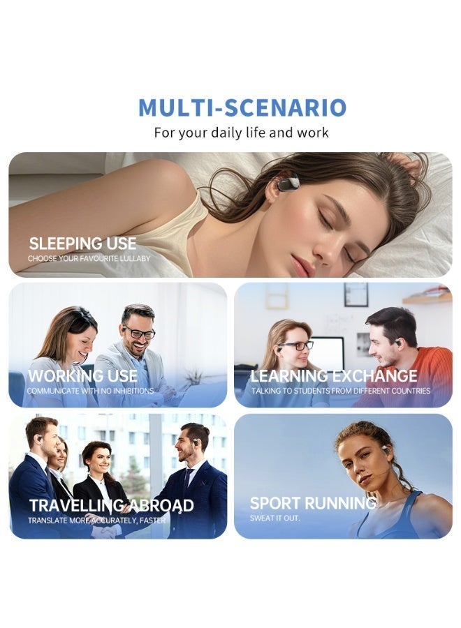 Real Time AI Language Translator Earbuds, 3 in 1 Wireless Earbuds with 150 Languages & Accents, Bluetooth 5.4，APP Enabled Translator Device for Travel, Business, iOS & Android - Image 4