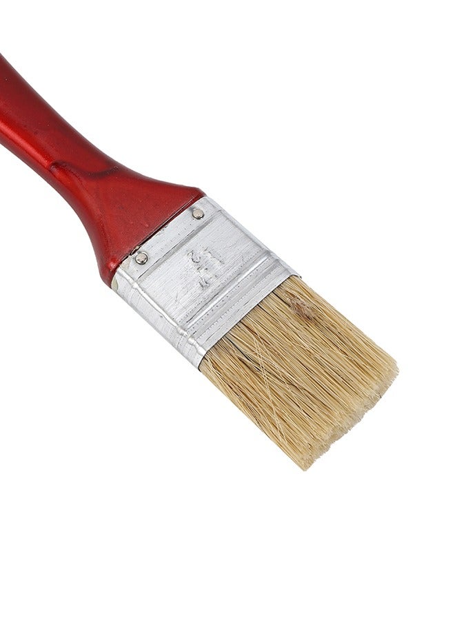 LAWAZIM Paint Brush-1.5inch- No Streaks Flat Trim Brush with Ergonomic Handle for High Precision Control -for DIY Professional Interior Exterior Home Improvement for Latex and Oil Paints & Wood Stains - Image 4