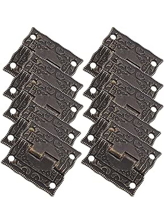 Vintage Decorative Chest Hinges 26x23mm Small Size For Wooden Jewelry Box Cabinet Doors 10Pcs - Image 1