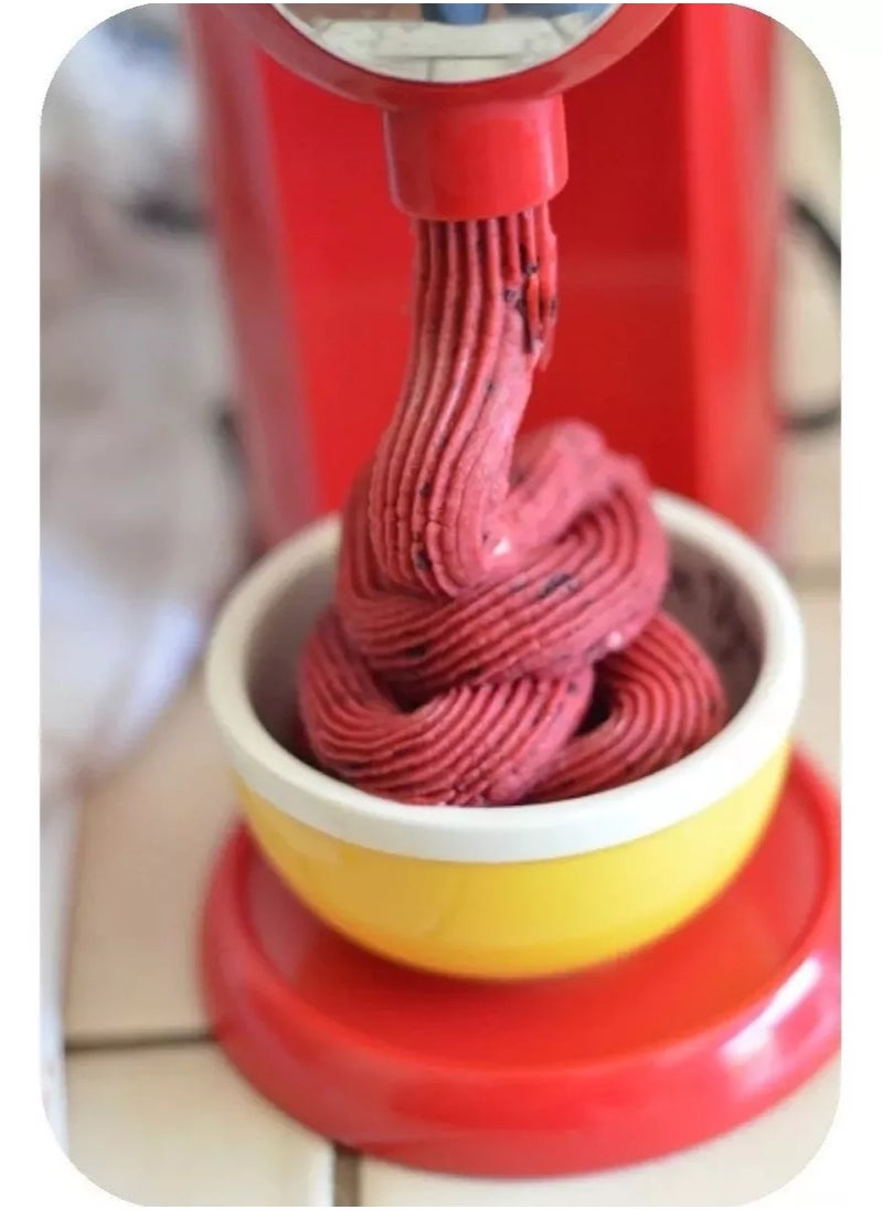 Big Boss - Swirlio Frozen Fruit Dessert Maker | Enjoy Healthy 100% Fruit Ice Cream with Topping Dispenser​ - Red - Image 1