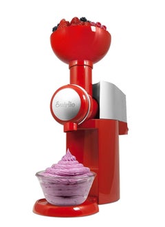 Swirlio Frozen Fruit Dessert Maker | Enjoy Healthy 100% Fruit Ice Cream with Topping Dispenser​ - Red