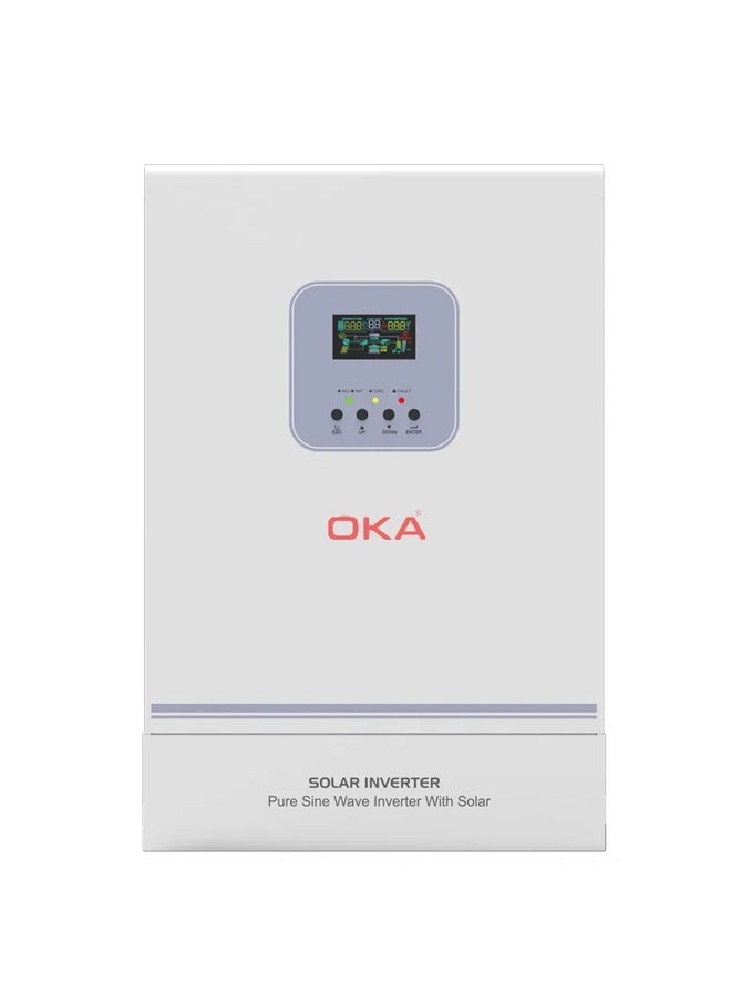 OKA OKA Reflective Solar Inverter Energy Adapter to Operate Home Appliances in the Event of Power Outages or in Case of solar power 2000VA – 1600W / Model GA2012CEMH  - Image 2