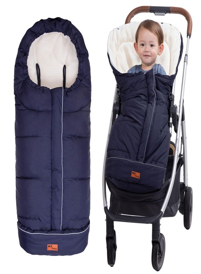 KZ Dotnz Stroller Footmuff, Winter Warm Waterproof Stroller Bunting Bag Fit All Stroller, with Non Skid Adjustable Fixing Cords and Adjust Hood, Stroller Cover for Winter/Stroller Accessory - Image 1