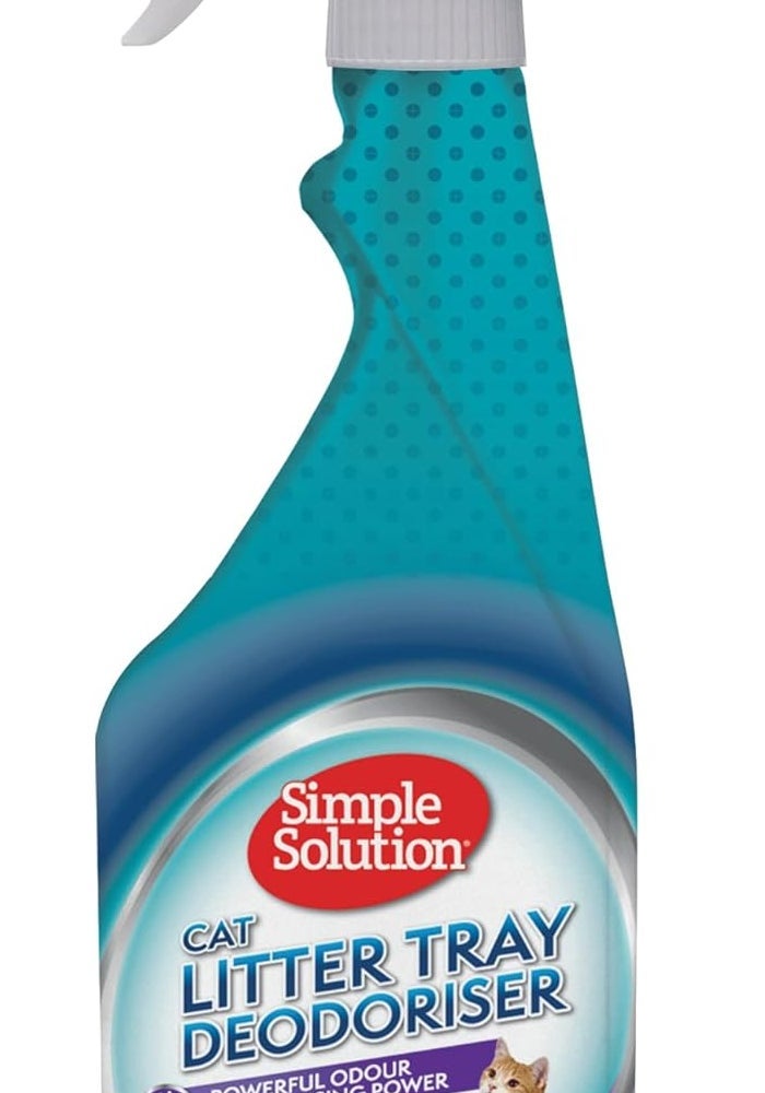 Simple Solution Cat Litter Tray Deodoriser, 500 ml - Powerful Odour Neutralising Spray - Image 1