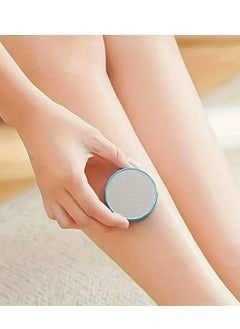 Generic Magic crystal hair removal crystal without pain, double-sided design for hair removal and exfoliation, one side dedicated to removing dead skin, one piece, multi-color  - Image 1
