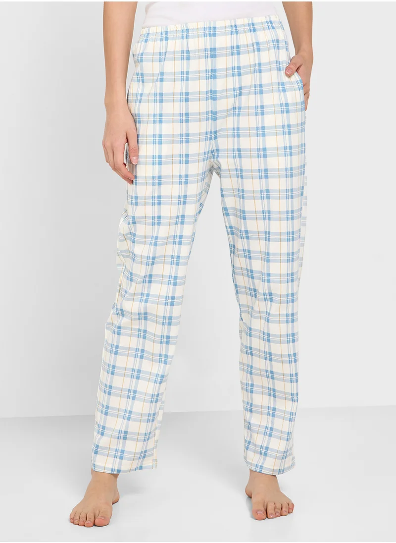 Ginger Pullon Checkered Pyjama