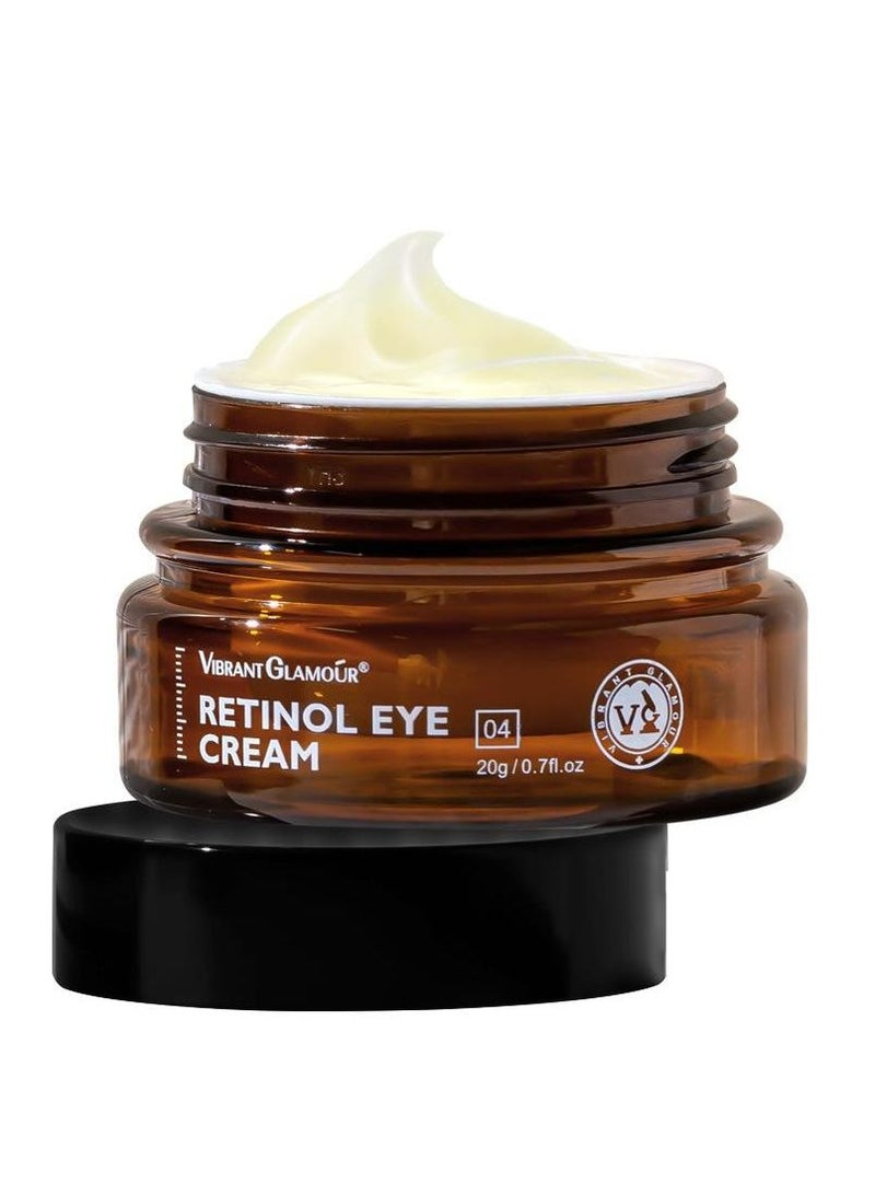 Vibrant Glamour Anti Aging Retinol Eye Cream and Eye Serum Combo Face Cream Collagen Anti Aging Collagen Firming Serum Anti wrinkle Cream Skin Tightening Lifting Hydrating  - Image 2
