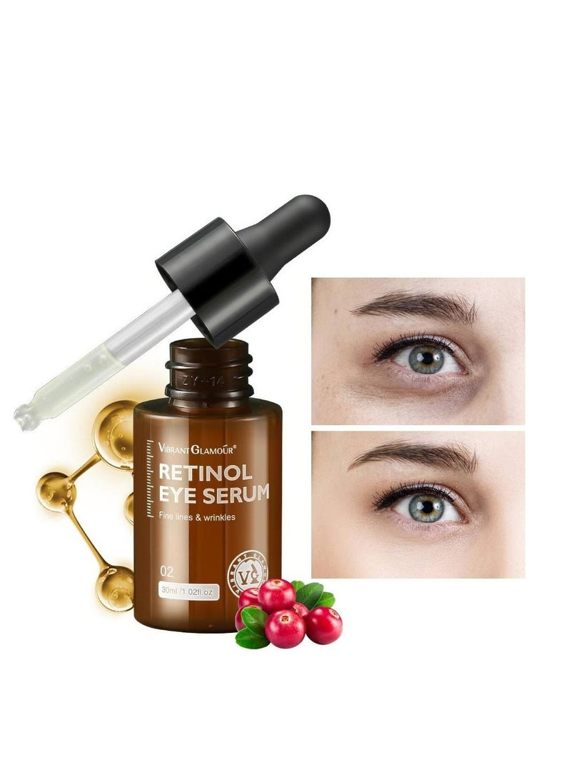 Vibrant Glamour Anti Aging Retinol Eye Cream and Eye Serum Combo Face Cream Collagen Anti Aging Collagen Firming Serum Anti wrinkle Cream Skin Tightening Lifting Hydrating  - Image 3