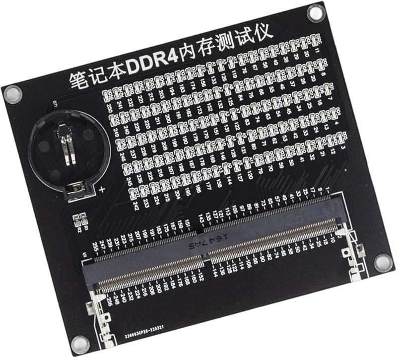 أداة تشخيص فتحة ذاكرة الكمبيوتر المحمول Style C مع مؤشرات LED لـ DDR5 و DDR4 و DDR3 - Image 4