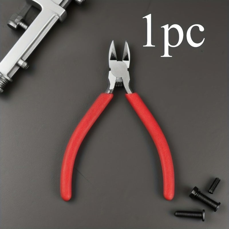 2 Pieces Ultra Sharp Side Cutter Pliers With Extended Flush Cutting Edge Carbon Steel Red And Black Ergonomic Non Slip Handles For Electrical Crafting - Image 4