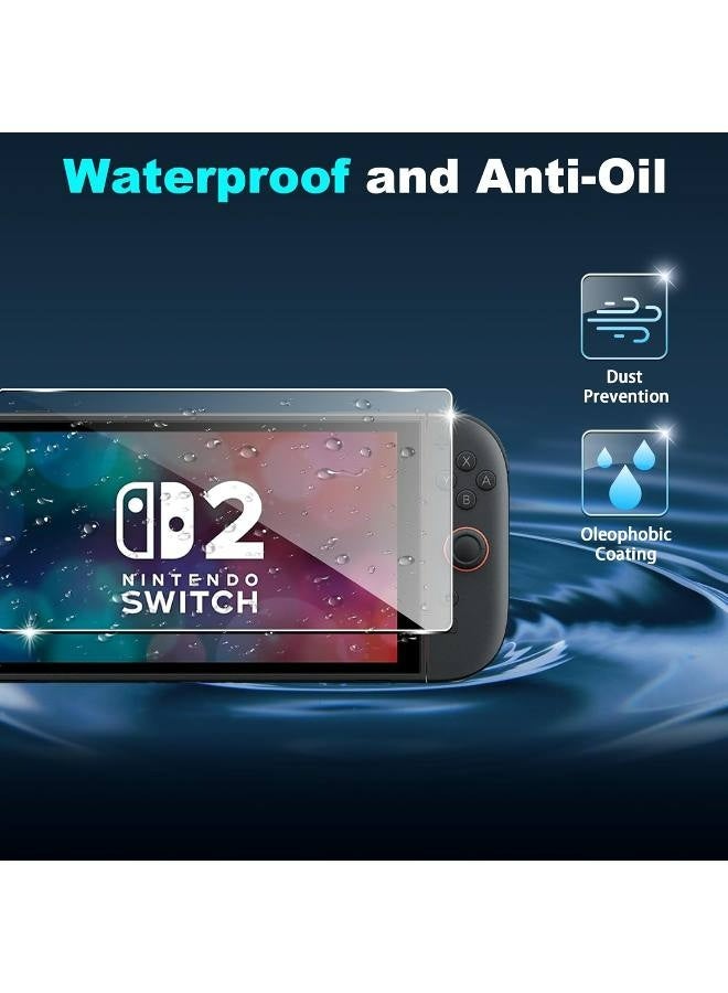 2-Pack AR Screen Protector for Nintendo Switch 2 (2025) 7.9 inch [Anti-Reflection & Ultra HD Clear][Not Glass] Anti-Fingerprint, Highly Responsive Touch, Bubble-Free Easy Installation - Image 2