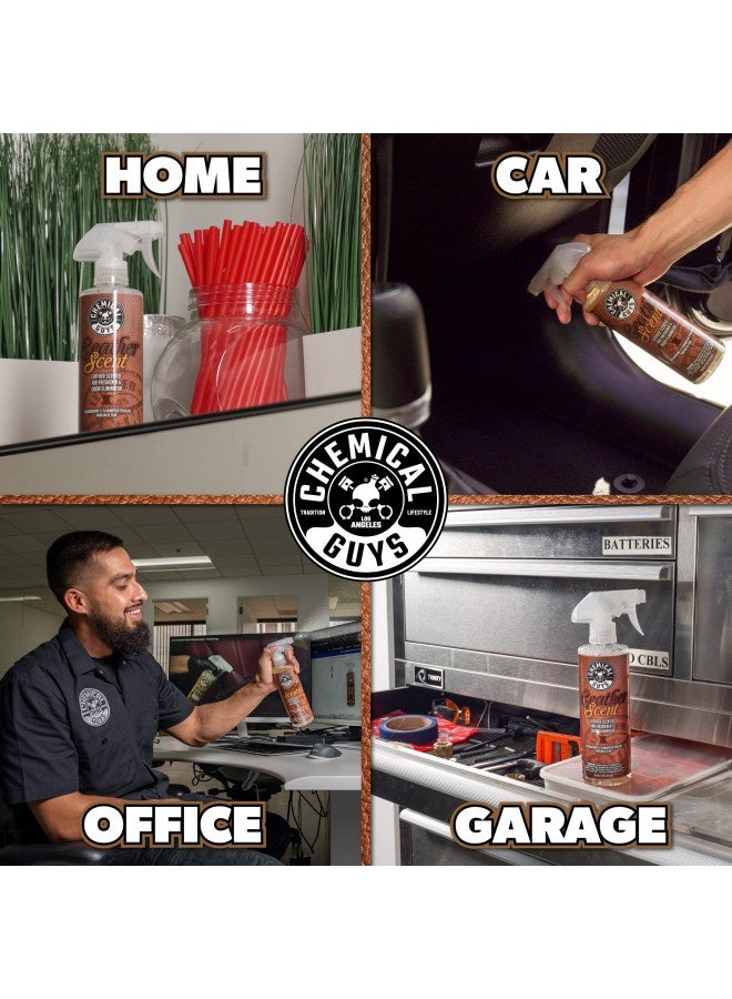 Chemical Guys Chemical Guys Air_102_04 Leather Scent Premium Air Freshener And Odor Eliminator, Long-Lasting, Just Like New Scent For Cars, Trucks, Suvs, Rvs And More, 4 Fl Oz  - Image 2
