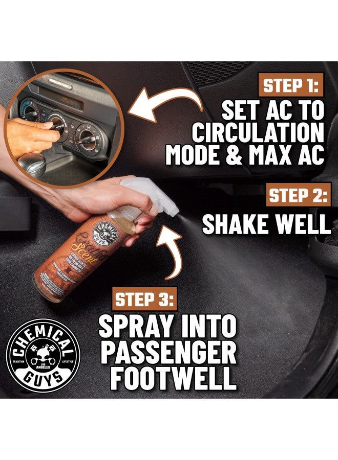 Chemical Guys Chemical Guys Air_102_04 Leather Scent Premium Air Freshener And Odor Eliminator, Long-Lasting, Just Like New Scent For Cars, Trucks, Suvs, Rvs And More, 4 Fl Oz  - Image 3