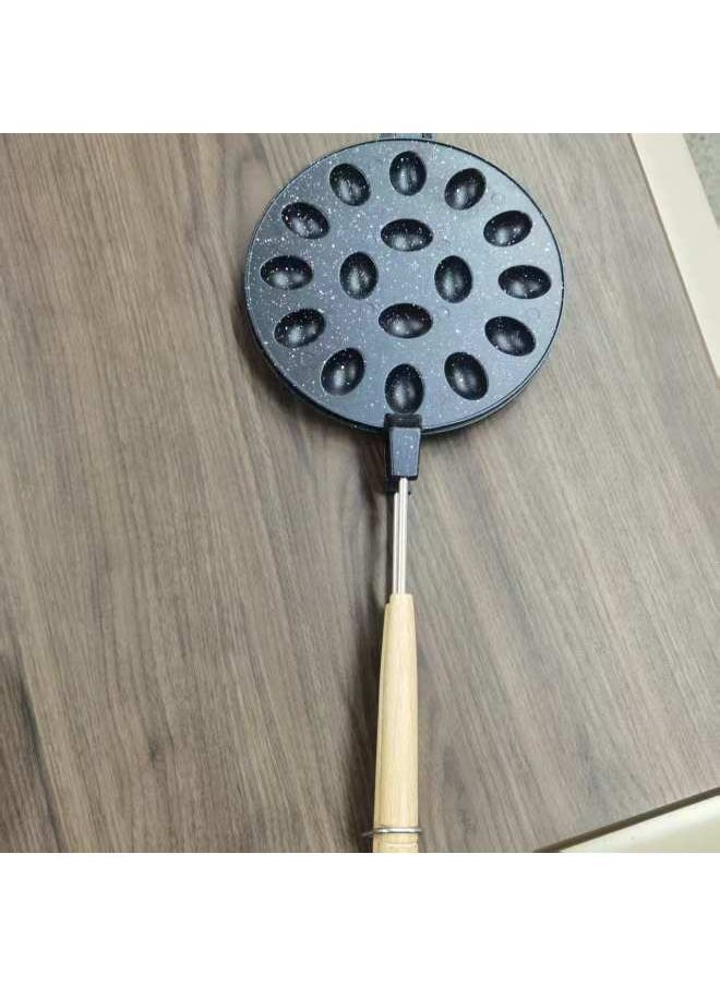 Commercial Household 12-hole 16-hole Cake Mold Non-stick Double-sided Frying Pan Baking Tool Egg Baking Tray Wholesale-Specifications - Image 1