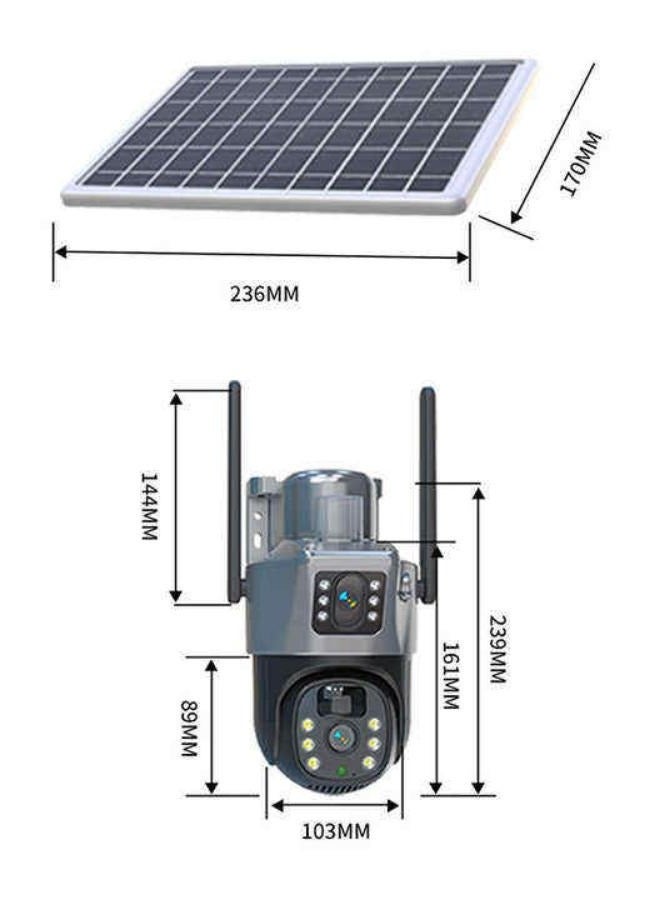 Denx 4G PRO Solar Security Camera  Wireless Outdoor CCTV with AI Motion Detection | 4G SIM Card Support + WiFi | Full Color Night Vision, Cloud Storage, Solar-Powered Waterproof Surveillance Cam for Farms, Parking, & Homes - Image 3