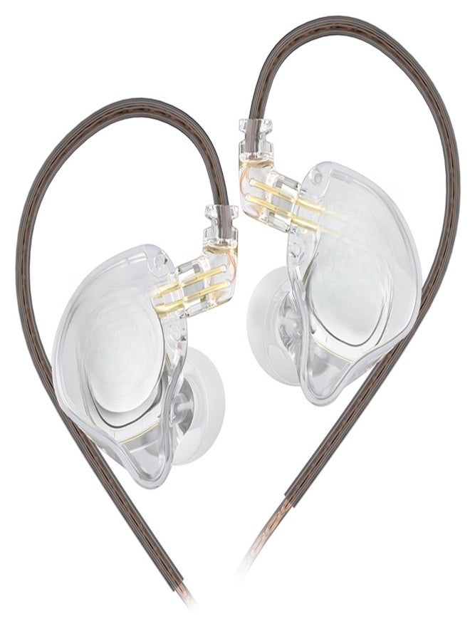 KZ EDX Pro X in-Ear Stage Monitor Headphone Dual Magnetic Dynamic Unit Earphone Shock Bass Earbuds with 0.75mm Detachable Cable Comfortable Wired Headset(No Mic) - Image 1