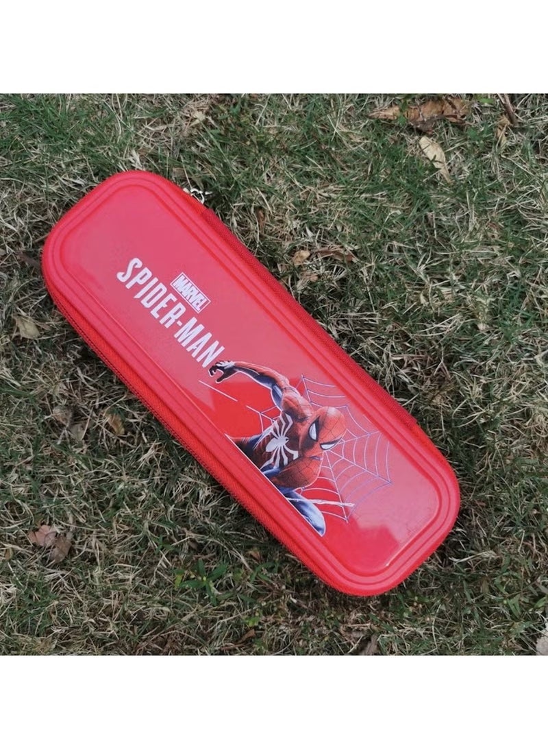 Huitich Spiderman Cartoon Pencil Case – Large Capacity Zippered Stationery Organizer - Image 2