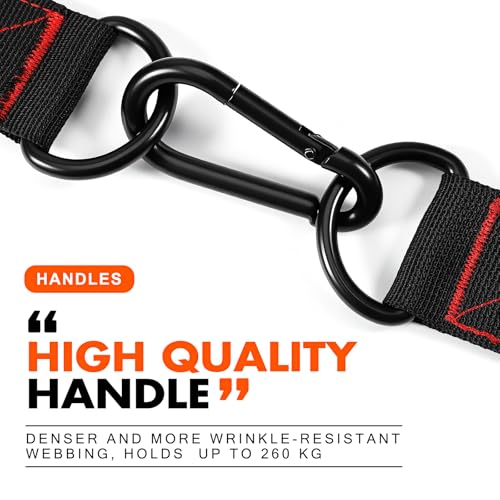 HPYGN Exercise Handles, Replacement Fitness Equipment for Pilates,Yoga,Strength Trainer, Heavy Duty Comfortable Cable Handle Compatible With High Bearing Capacity Pulley Handles, Pull Down Home Gym - Image 5