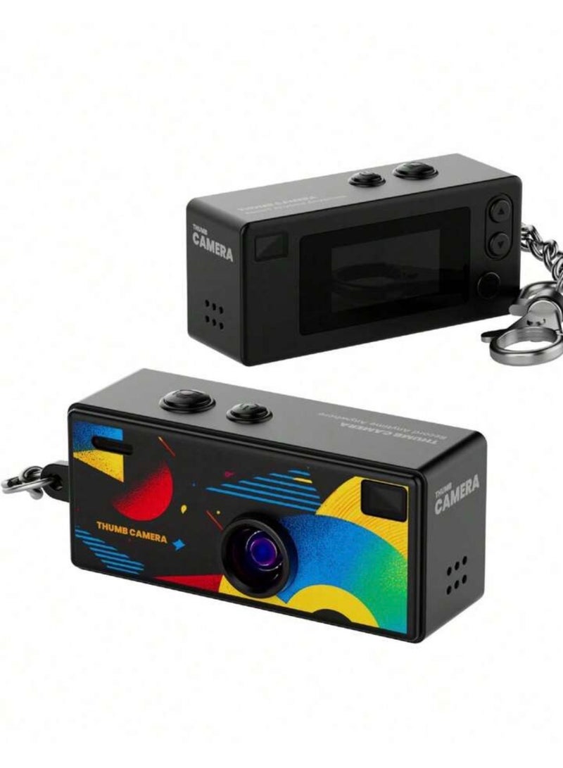 Sweet Cathy Mini Digital Camera 1080P HD Keychain Camcoder Vintage Photo and Video Tiny - Image 1