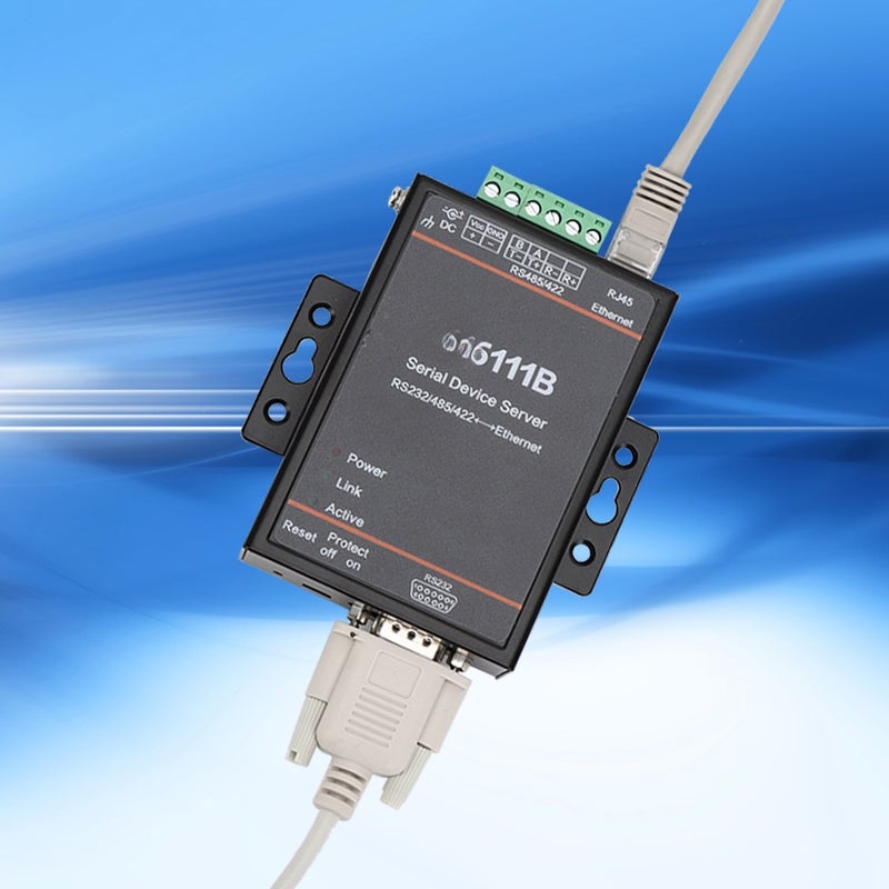 HF-5111B Serial Server 3-in-1 RJ45 RS232/RS485/RS422 to Ethernet Serial Server DTU - Image 1