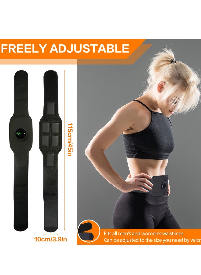YQbest Muscle Stimulator Abdominal Toning Belt Training Waist Trimmer Wireless Ab Trainer Fitness Equipment for Men Woman Abdomen/Arm/Leg Home Office Exercise  - Image 2