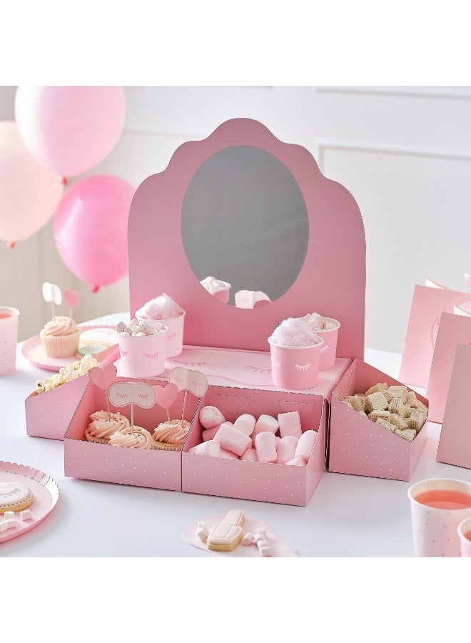 Ginger Ray Pink Pamper Party Pamper Station & Treat Stand - Image 2