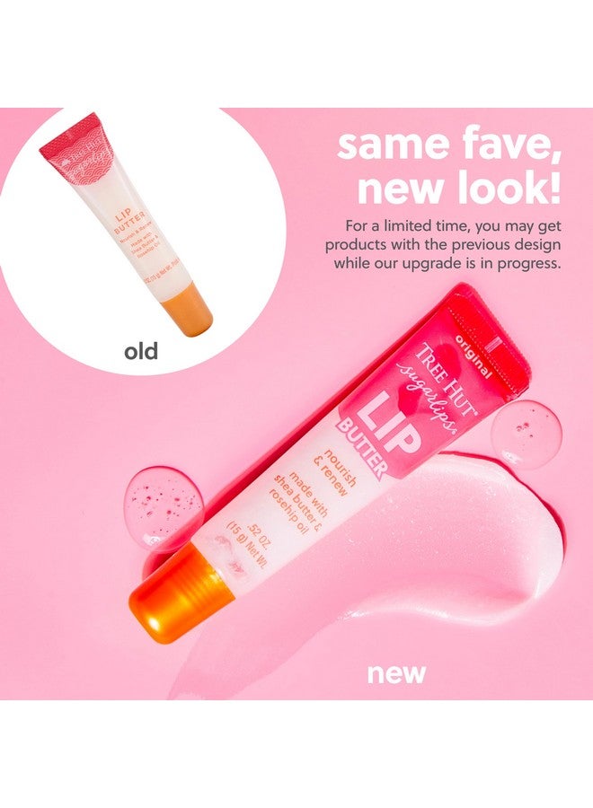Tree Hut Sugarlips Original Lip Butter | Lock in Moisture & Nourish Skin for Full, Hydrated Lips | Essential Lip Care | 0.52 fl oz.