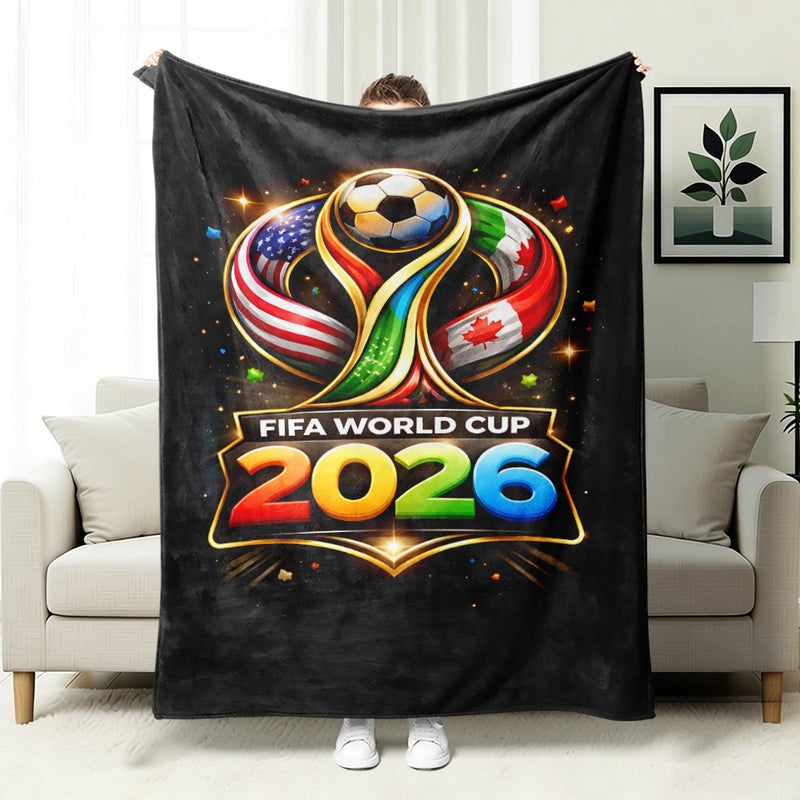 FIFA 2026 World Cup Fan Blanket - Sofa & Nap Blanket - Image 1