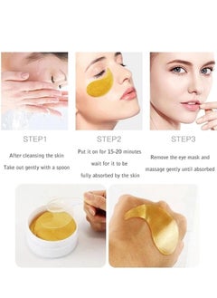 Premium Gold Collagen Hydrogel Eye Patch For Moisturing Eye Area Care And Removing Dark Circles, Wrinkles & Puffy Eyes 60 Sheets Eye Mask - pzsku/ZB8AF54B13643E54D4AFCZ/45/_/1715366161/1ff123a5-fd69-4118-9b19-78462ad4025d