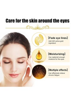 Premium Gold Collagen Hydrogel Eye Patch For Moisturing Eye Area Care And Removing Dark Circles, Wrinkles & Puffy Eyes 60 Sheets Eye Mask - pzsku/ZB8AF54B13643E54D4AFCZ/45/_/1715366729/4b589180-d8d1-44b2-93c9-0e20cf93be86