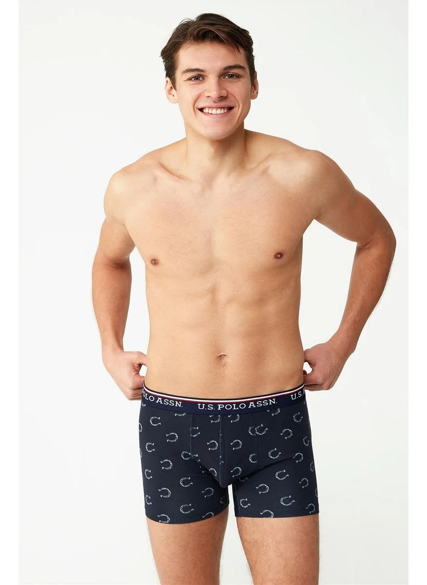 يو اس بولو اسن 80486 Men's Modal 2-pack Boxer-Navy Blue