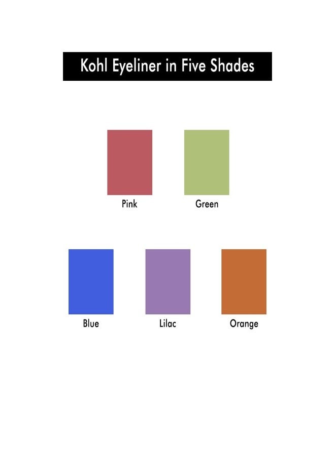 Relove- Coloured Kohl Eyeliner- Orange | Highly Pigmented | Smooth and Creamy Formula |Kohl Eyeliner |Matte finish for glam looks | 1.2gm - Image 4