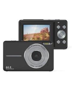 Generic 1080P HD Digital Pocket Camera. 44mp Compact Lightweight Video Camera, Anti Shake Multifunctional Action Camera, Durable Sports Camera For Photography And Videography, (1pc, Black)  - Image 1