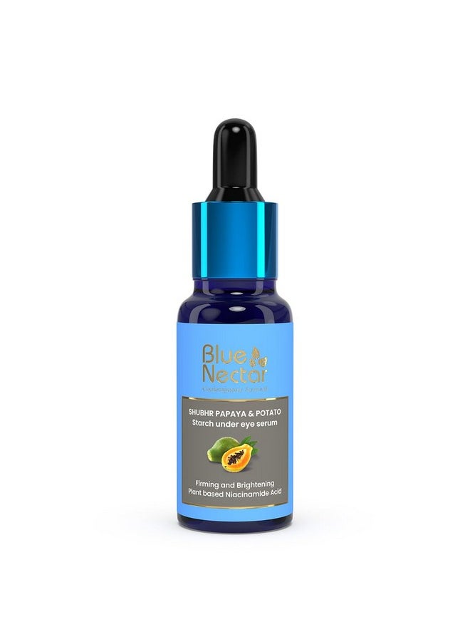 Blue Nectar Under Eye Serum With Plant Based Niacinamide From Potato Starch & Papaya | Dark Circles Serum With Advance Skin Firming & Brightening Formula For Eyes Puffiness (17 Herbs, 30 Ml)  - Image 1