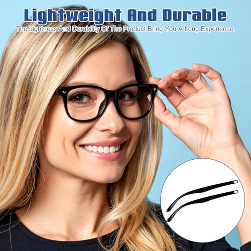 Heclia Glasses Arm Replacement 2 Pair Universal Eyeglass Repair Kit Anti-Slip Tips Eyeglasses Arms Legs Replacement Accessories with Screws, Nose Pads, Tools for Sunglasses, Reading Glasses Black TR90 - Image 5
