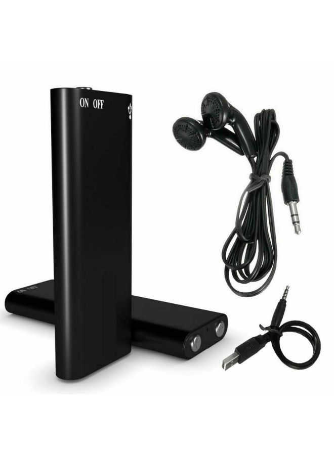 AI Intelligent HD Noise Reduction Voice-controlled Recording Pen Remote Listening Conference Recording Real-time Listening Audio Recorder X2-Color:English [not Available In China] + 24 Hours Of Recording (with Time Stamp)-Capacity:4GB - Image 3