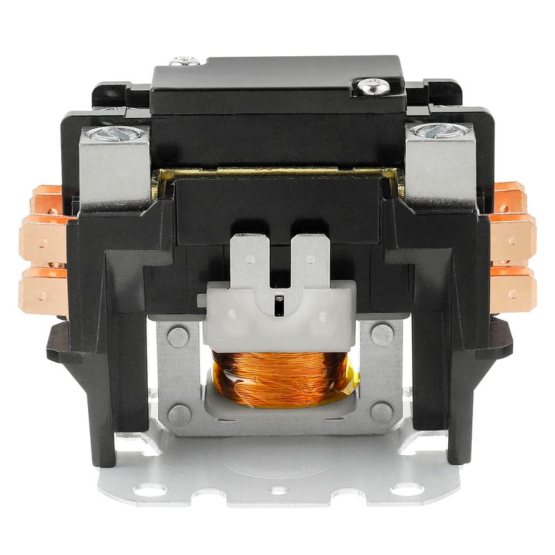 BOJACK 1 Poles FLA 30 Amp Coil 24 VAC Air Conditioner Condenser Compressor Contactor AC Definite Purpose Contactor - Image 3