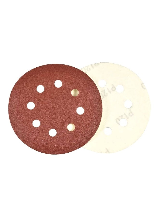 Tactix 10-Piece 120-Grit Floor Protective Sanding Disc Brown 125 mm 446705 - Image 2