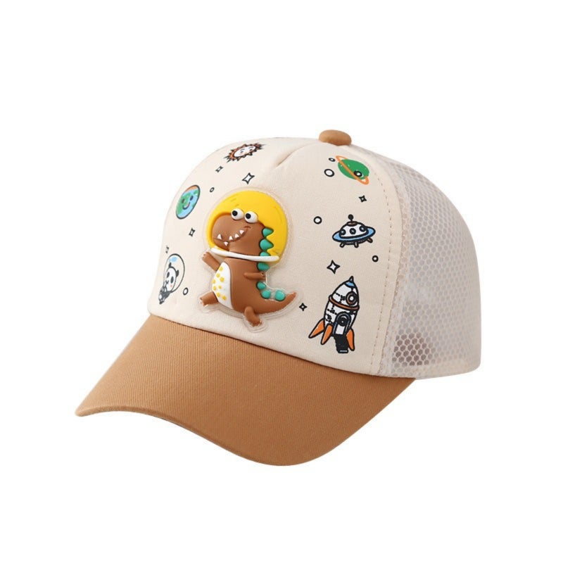 Children's dinosaur mesh breathable baseball cap - Image 1