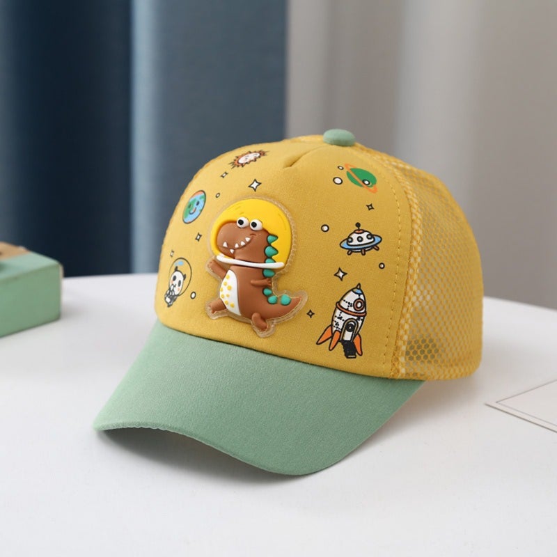 Children's dinosaur mesh breathable baseball cap - Image 3