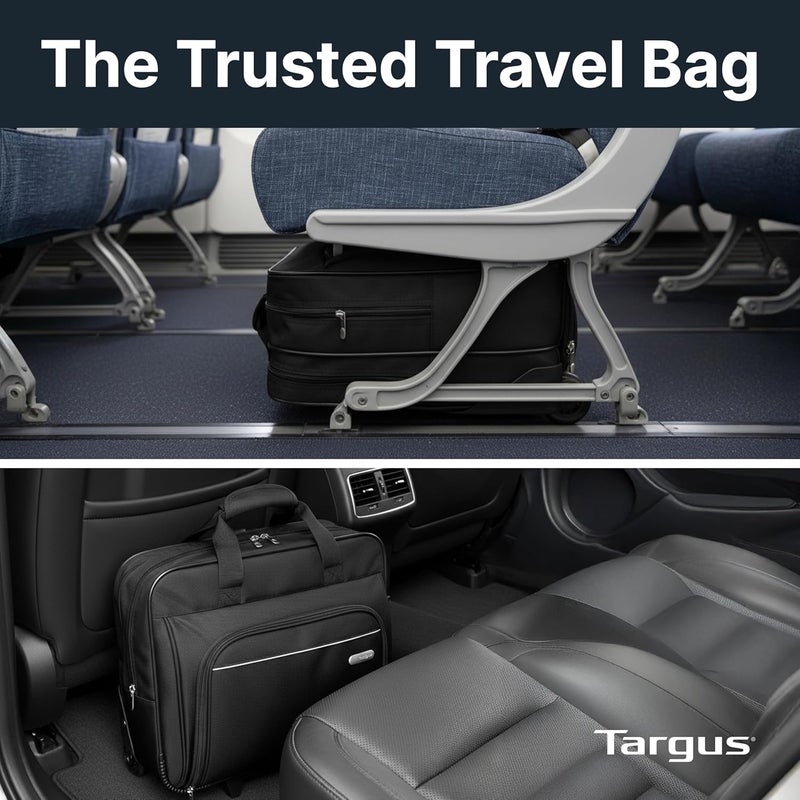 targus Metro Rolling Protective Laptop Case Designed for Business Commuter fit up to 16 Inch Notebook Screen Black TBR003US - Image 5