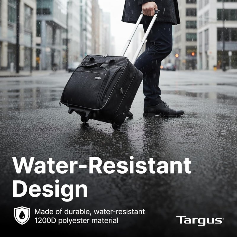 targus Metro Rolling Protective Laptop Case Designed for Business Commuter fit up to 16 Inch Notebook Screen Black TBR003US - Image 4