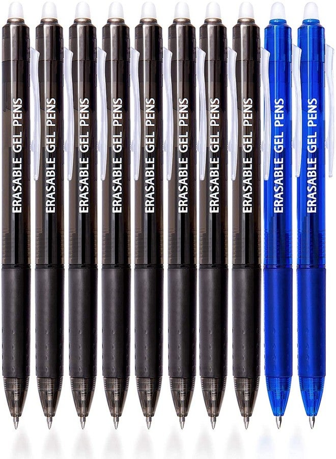 Vitoler Gel Pens, Black & Blue, 0.7mm Fine Point, Retractable, School & Adult - Image 1