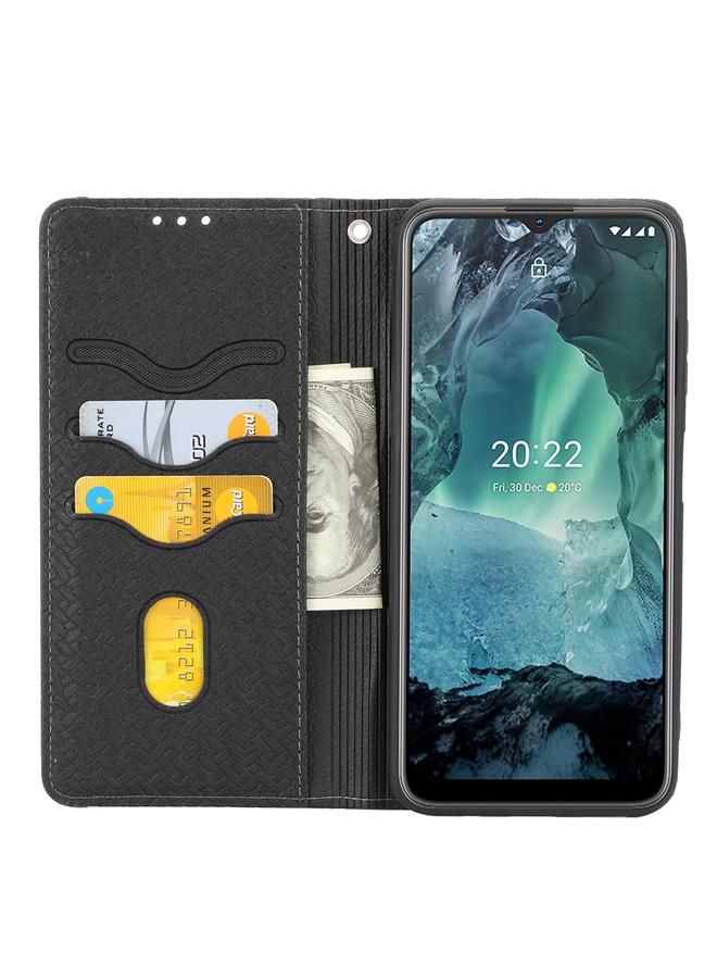 اس-توب جراب لهاتف Nokia G21 / G11 مصنوع من جلد البولي يوريثان المغناطيسي مع خياطة منسوجة - Image 4