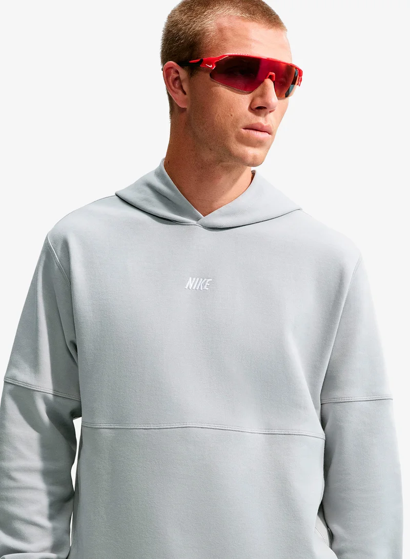 Nike LT SMOKE GREY/LT SMOKE GREY/(WHITE) Club Varsity Hoodie for Men | Best Price UAE