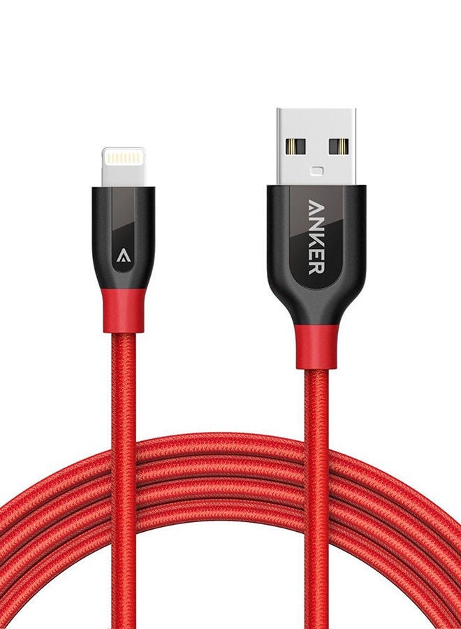 NIBEMINENT PowerLine+ Data Sync And Charging Cable Red  - Image 1